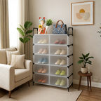 Promo 2x1: Organizador de Zapatos de 6 Niveles, Portátil y Funcional