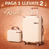 Promo 2x1 – Set de Viaje Imperia™ con Valija Premium de Policarbonato + Mini Valija Gratis