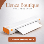 Mini impresora portátil Elenza PrintGo™ con Bluetooth y alta definición, sin cartucho